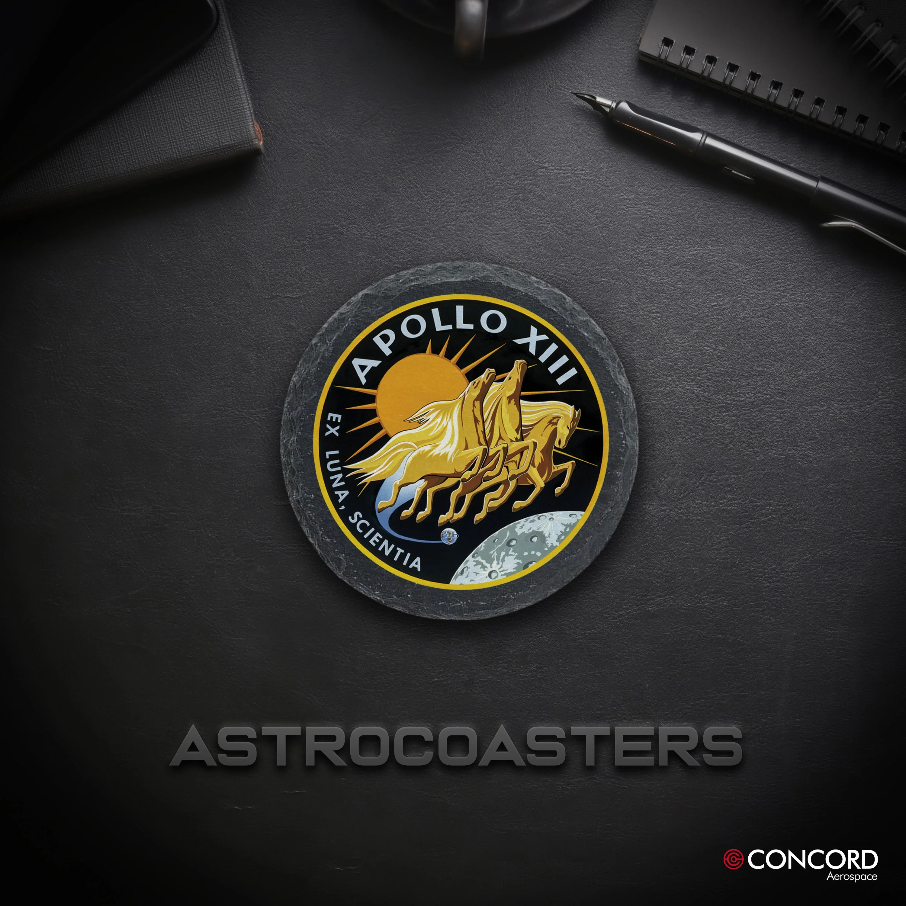 Apollo 13 Mission Slate Coaster - Image 5